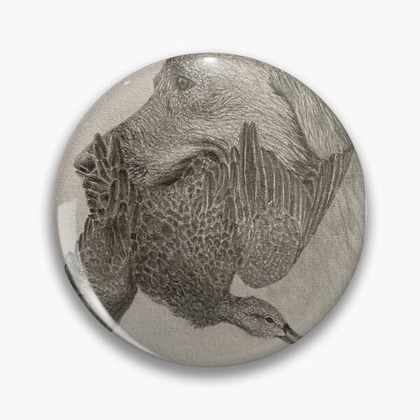 Item preview, Hunting Labrador and mallard duck designed and sold by dana-gourdoupi.