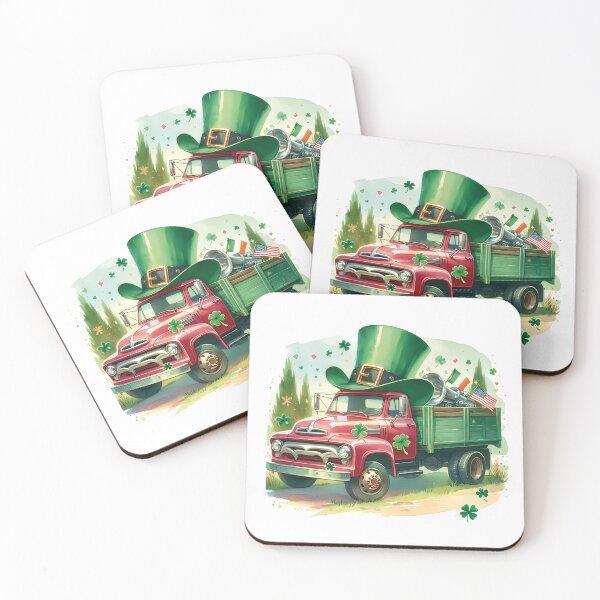 Item preview, patricks day 2024 / Saint Patricks Day Truck / Happy St Patricks Day Truck Car designed and sold by Krasnovaovaova.