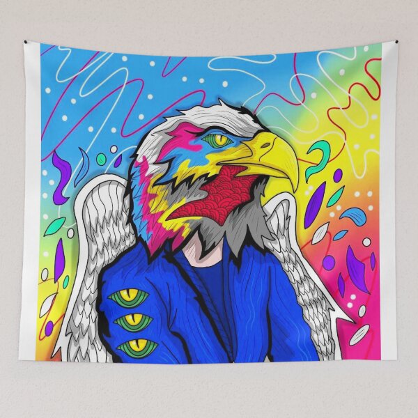 Item preview, Blue man eagle designed and sold by Aiyinyangart.
