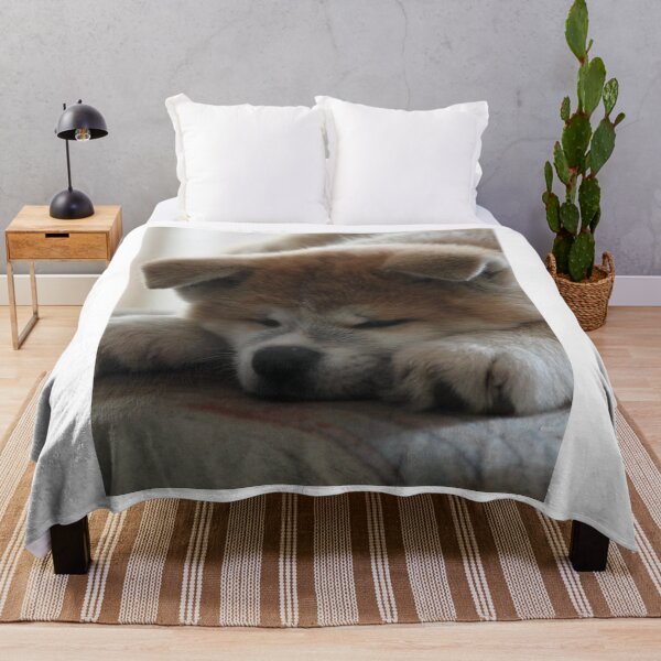 Item preview, Lazy Akita Dog Sleeping designed and sold by VanGaldo.