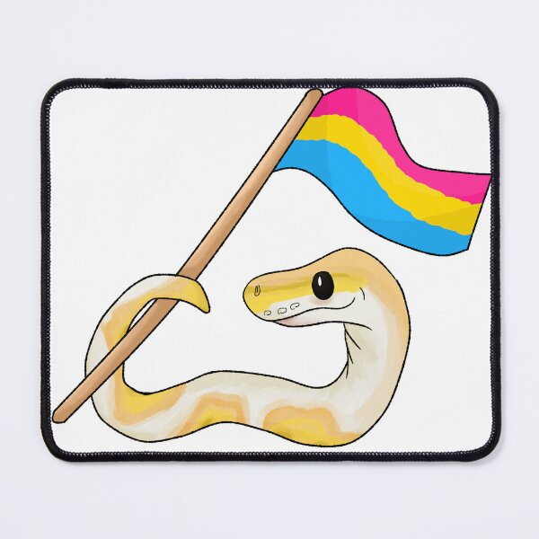 Item preview, Ball Python Pride! [Banana Morph, Pansexual] designed and sold by Quirkball.