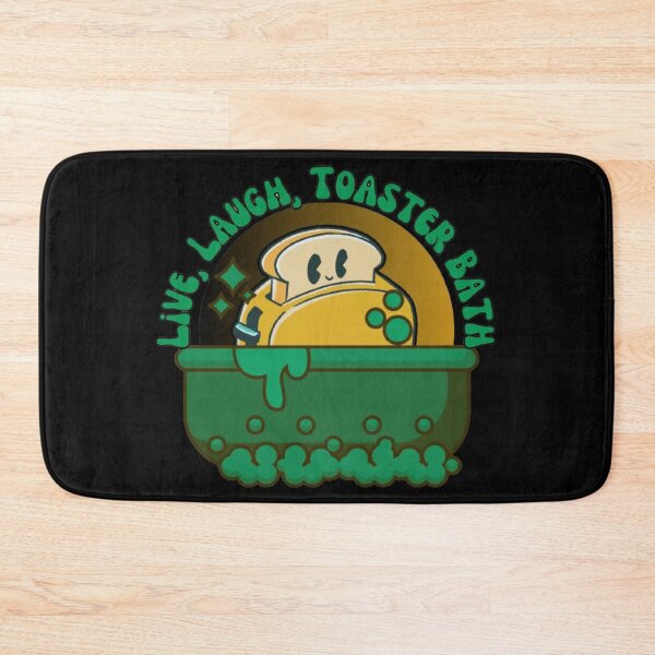 Item preview, Live, Laugh, Toaster Bath - Cool Earthy Print designed and sold by TGAL2.