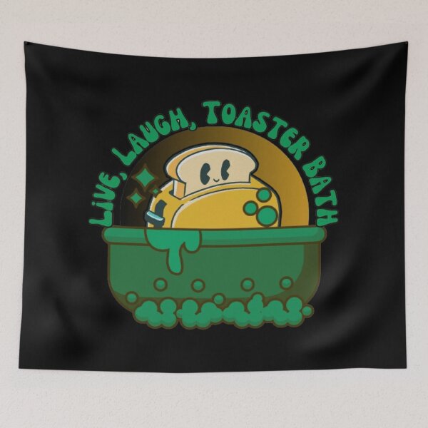Item preview, Live, Laugh, Toaster Bath - Cool Earthy Print designed and sold by TGAL2.