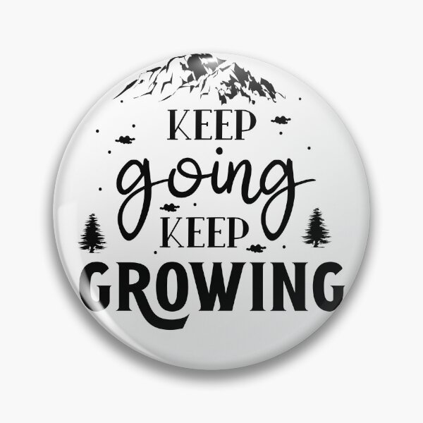 Item preview, keep going keep growing designed and sold by Funky  Fibers.