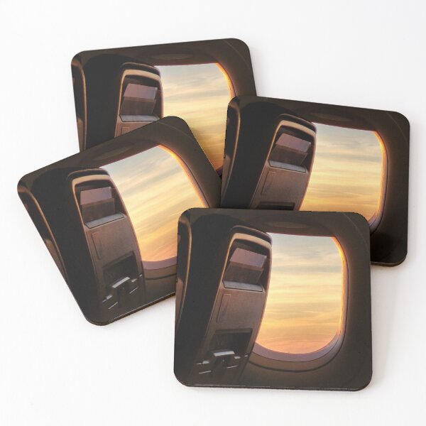 Item preview, Sunset from plane window designed and sold by attus-doodles.