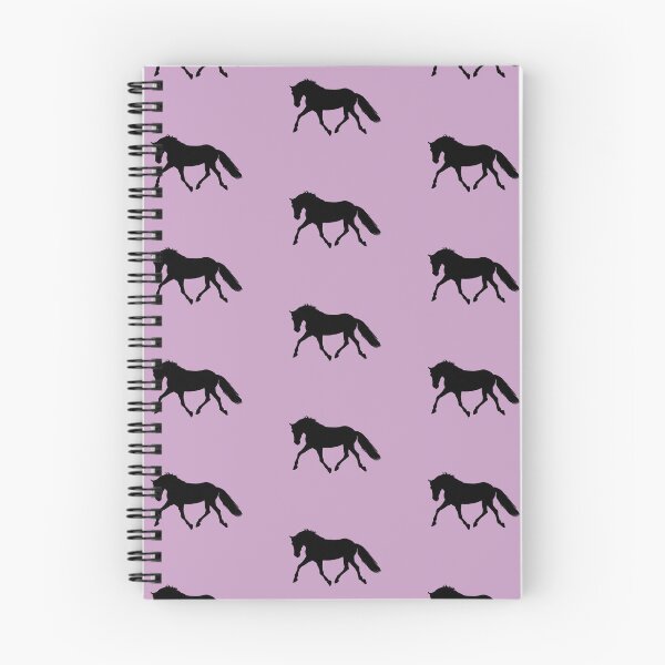 Item preview, Black beautiful trotting horse silhouette pink designed and sold by PICbyFemke.