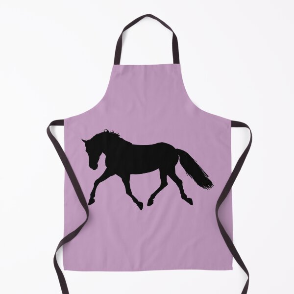 Item preview, Black beautiful trotting horse silhouette pink designed and sold by PICbyFemke.
