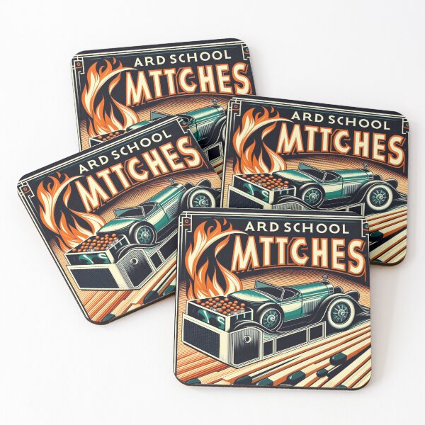 Item preview,  "Gilded Flames: Art Deco Matches Box Poster" designed and sold by zenithcollectiv.