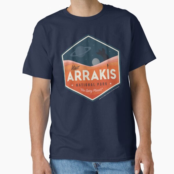 Item preview, Visit Arrakis – The Spicy Planet! – Vintage National Park Travel badge designed and sold by thedesigngarden.