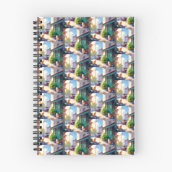 Item preview, CATS AND STREETS designed and sold by AmazingBackDrop.