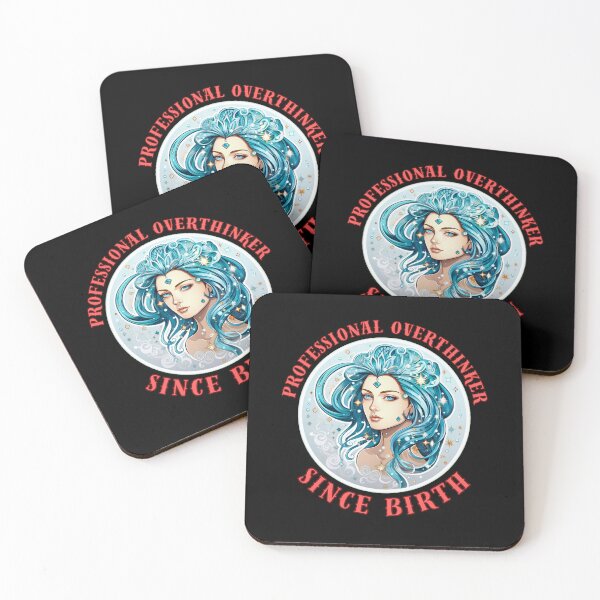 Item preview, Professional Overthinker Since Birth. virgo quotes designed and sold by ZodiacWonders.