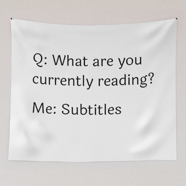 Item preview, Reading Subtitles designed and sold by YourChingu.
