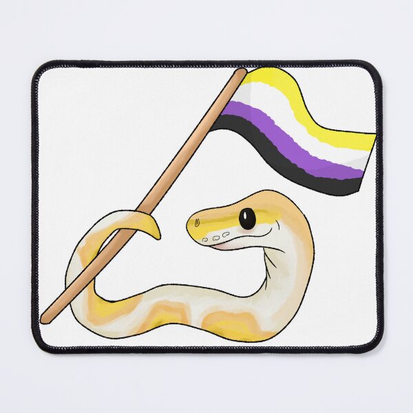 Item preview, Ball Python Pride! [Banana Morph, Non-Binary] designed and sold by Quirkball.