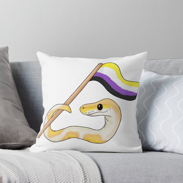 Item preview, Ball Python Pride! [Banana Morph, Non-Binary] designed and sold by Quirkball.