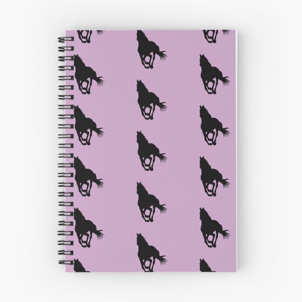Item preview, Black beautiful gallop running horse silhouette pink designed and sold by PICbyFemke.