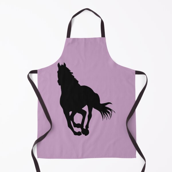 Item preview, Black beautiful gallop running horse silhouette pink designed and sold by PICbyFemke.