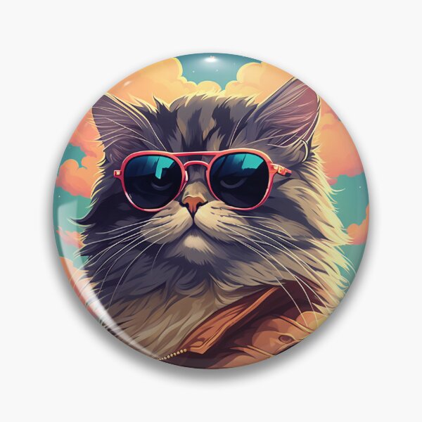 Item preview, AVIATOR CAT designed and sold by AmazingBackDrop.