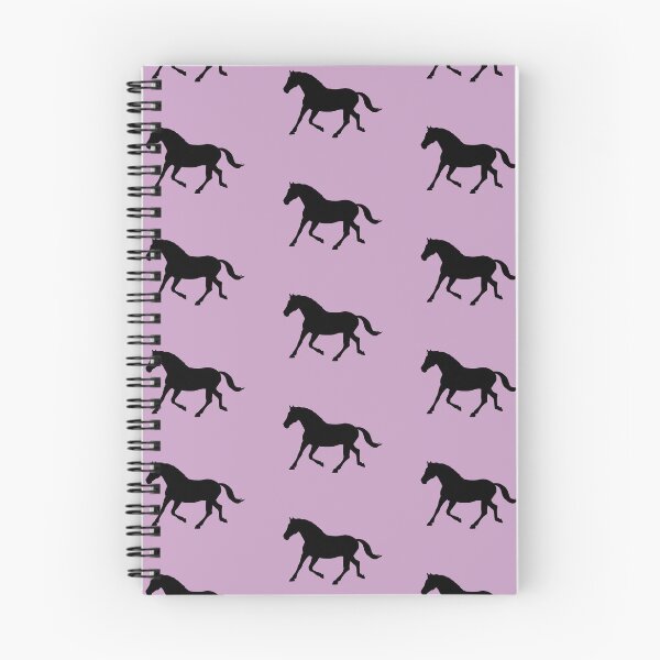 Item preview, Silhouette of a horse trotting on pink designed and sold by PICbyFemke.