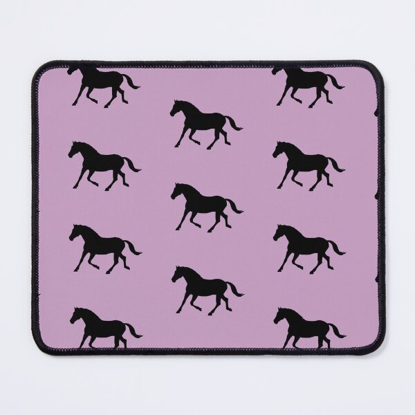 Item preview, Silhouette of a horse trotting on pink designed and sold by PICbyFemke.