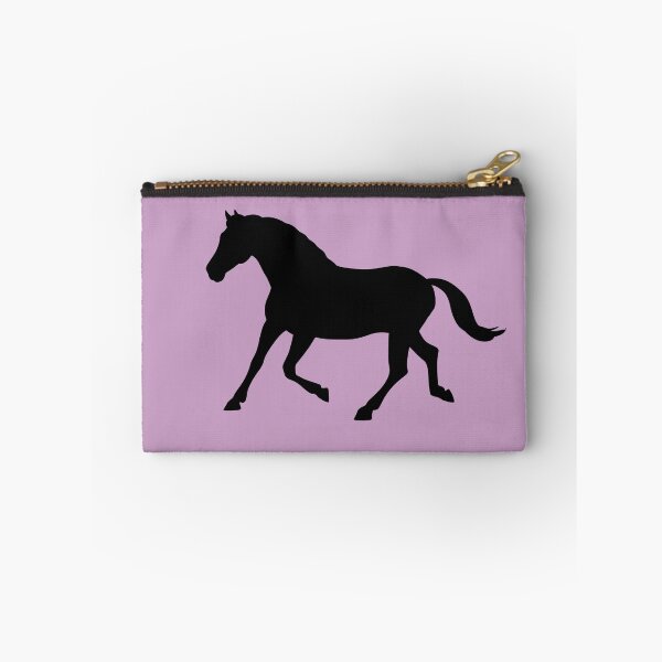 Item preview, Silhouette of a horse trotting on pink designed and sold by PICbyFemke.