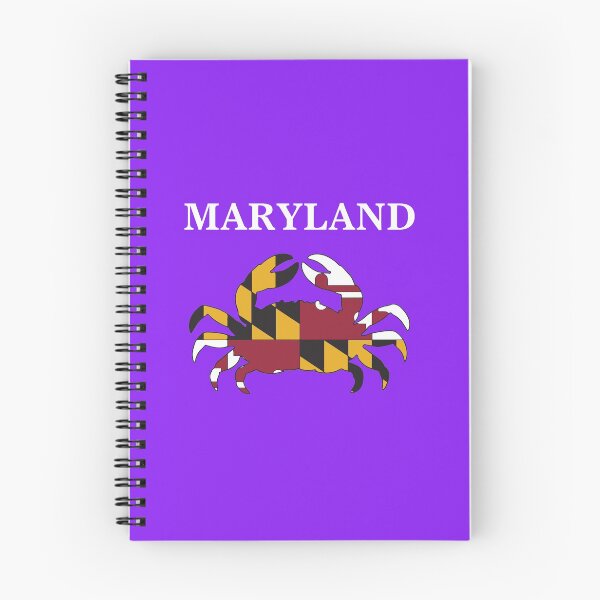Aperçu de l'œuvre Maryland drapeau crabe Art Maryland drapeau ours les bras des familles Calvert et Crossland pour le cadeau créée et vendue par TeesByDesign.