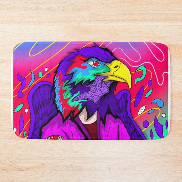 Item preview, pink eagle man designed and sold by Aiyinyangart.