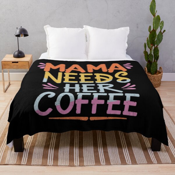 Item preview, Mama needs her coffee, funny mum slogan designed and sold by wittyprinttop.