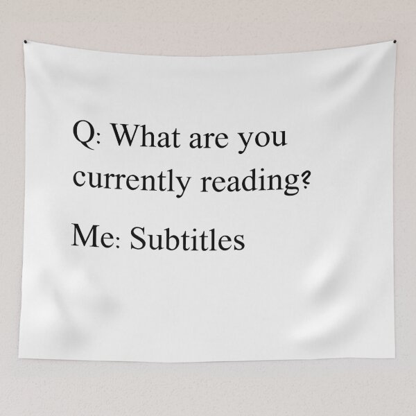 Item preview, Reading Subtitles designed and sold by YourChingu.