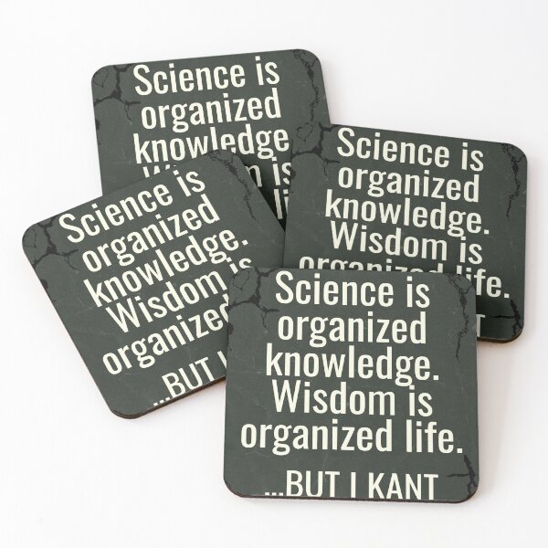 Item preview, Immanuel Kant Quote Science Wisdom designed and sold by CyberArtistOne.