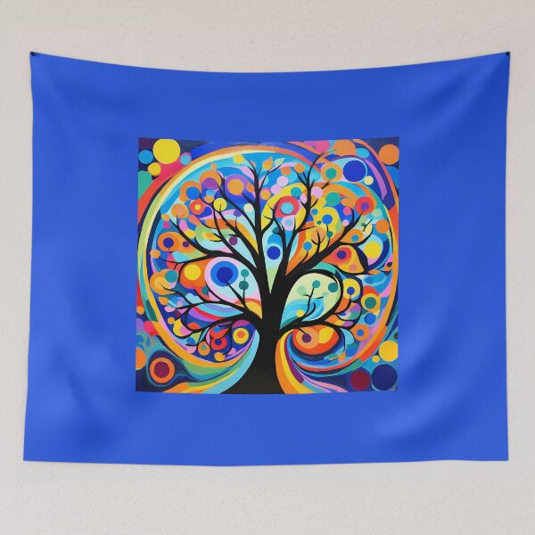 Item preview, The Radiant Tree of Harmony Abstract Art designed and sold by ArtWithoutArt.