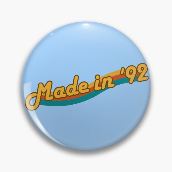 Item preview, Vintage Made in '92 Birthday Gift Born in 1992 designed and sold by RetroPrintsUS.