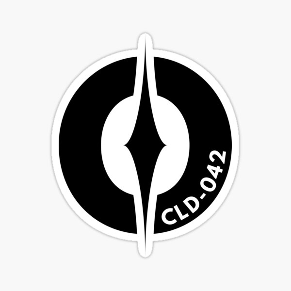 CLD-042 Calypso Icon - Black Sticker