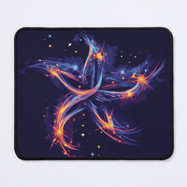 Item preview, Cosmic Dance - Abstract Galaxy Star Art designed and sold by Sir Meow Meow.