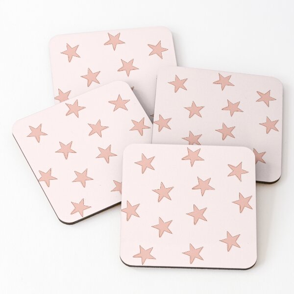 Item preview, Pink Stars designed and sold by PatternInArt.