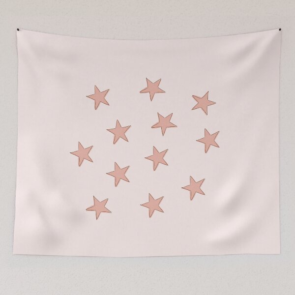 Item preview, Pink Stars designed and sold by PatternInArt.
