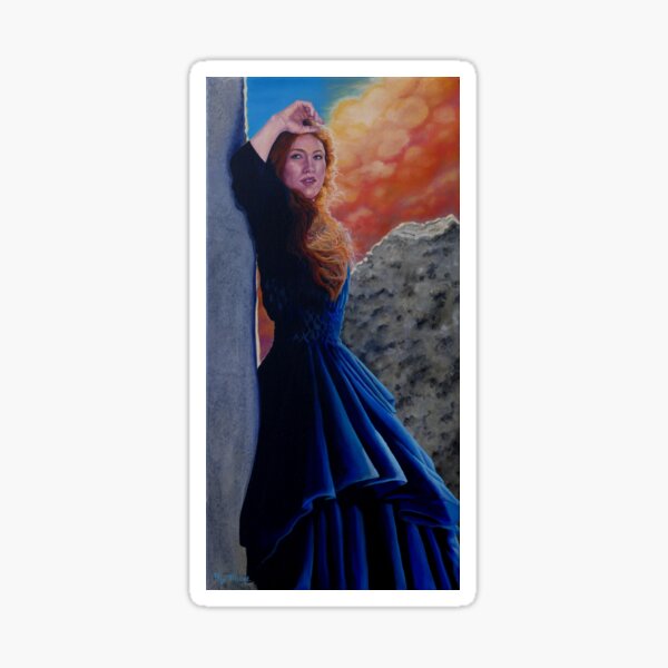 "Stonehenge" oil painting by Melissa Muse Sticker