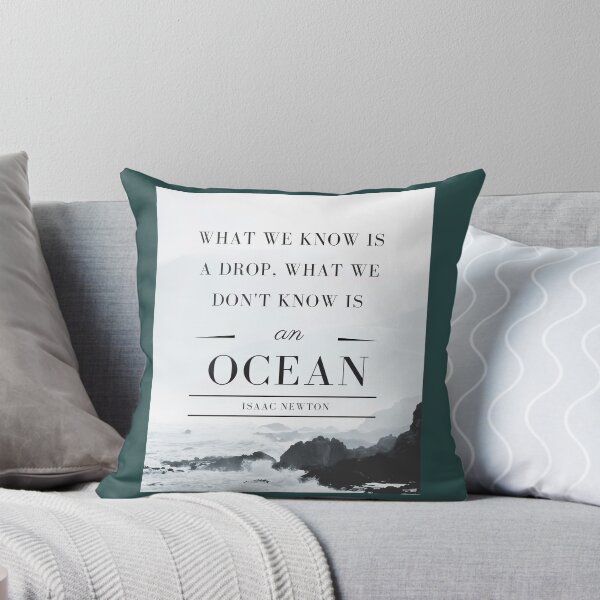 Item preview, Copy of Isaac Newton portrait and quote: To every action there is always opposed an equal reaction. designed and sold by artbleed.