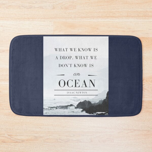 Item preview, Copy of Isaac Newton portrait and quote: To every action there is always opposed an equal reaction. designed and sold by artbleed.