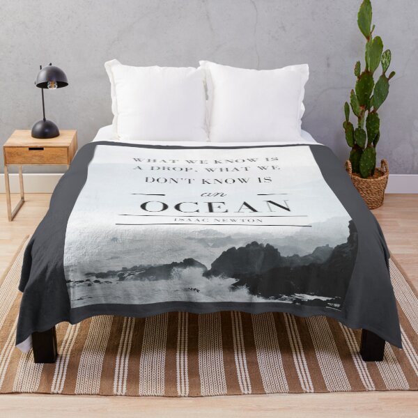 Item preview, Copy of Isaac Newton portrait and quote: To every action there is always opposed an equal reaction. designed and sold by artbleed.