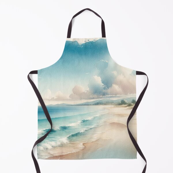 Item preview, Serene Beach and Ocean Watercolour designed and sold by Prosser87.