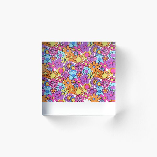 Aperçu de l'œuvre Motif floral groovy créée et vendue par Infinitehub.