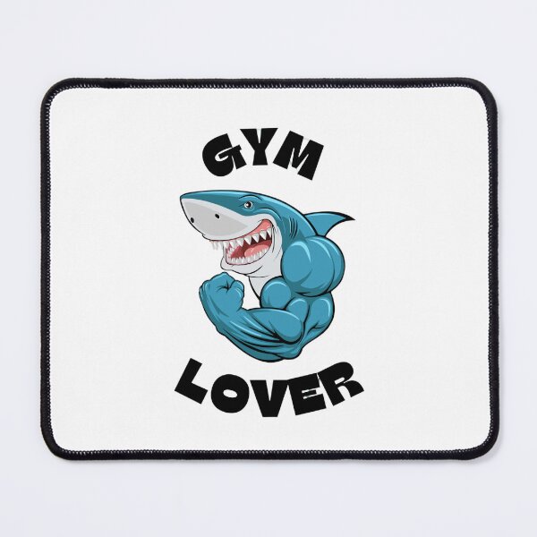 Item preview, Gym, fitness, shark designed and sold by ForYou2Wear.