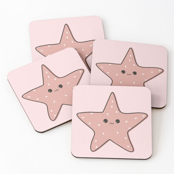 Item preview, Cute Kawaii Pink Star designed and sold by PatternInArt.