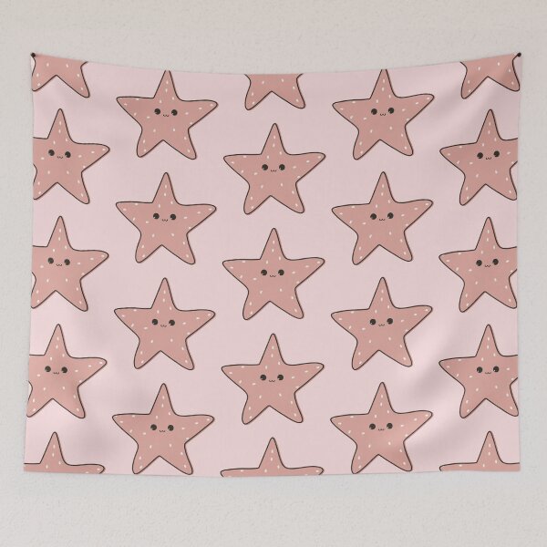 Item preview, Cute Kawaii Pink Star designed and sold by PatternInArt.