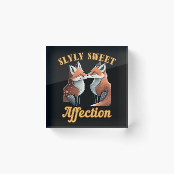 Item preview, Slyly Sweet Affection. fox lover designed and sold by FoxVibes.