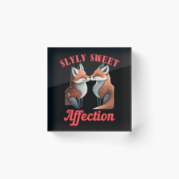 Item preview, Slyly Sweet Affection. fox head designed and sold by FoxVibes.