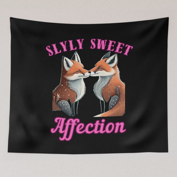 Item preview, Slyly Sweet Affection. cool fox designed and sold by FoxVibes.