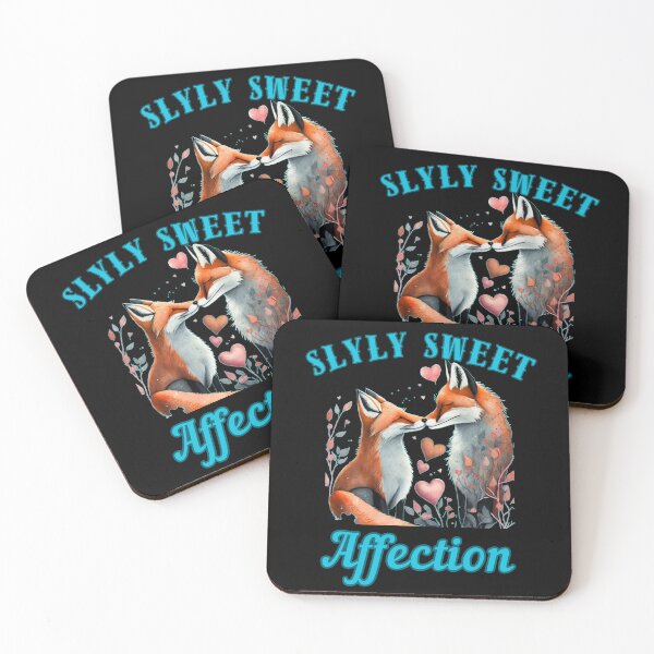 Item preview, Slyly Sweet Affection. vintage fox designed and sold by FoxVibes.