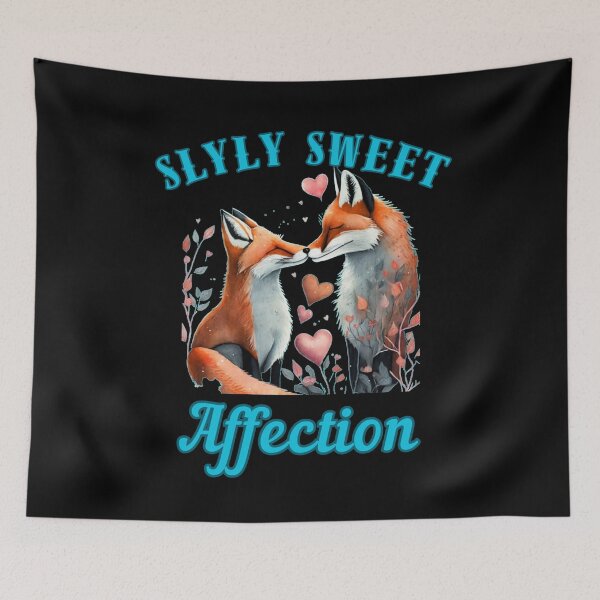 Item preview, Slyly Sweet Affection. vintage fox designed and sold by FoxVibes.