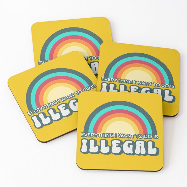 Item preview, Everything I want to do is illegal designed and sold by ValentinaHramov.